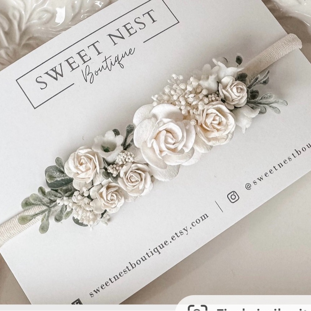 Never worn Baby girl headband